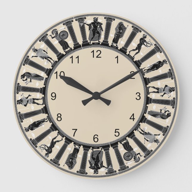 The Greek Deities Wall Clock (Front)