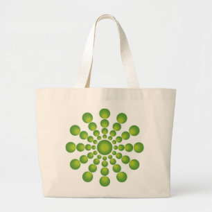 The Green 70's year Large Tote Bag