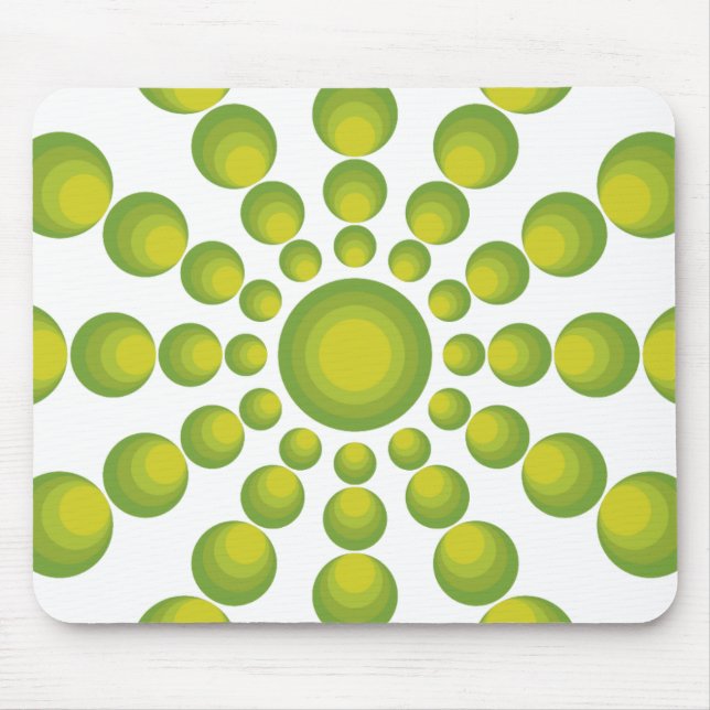 The Green 70's year styling Mouse Pad (Front)