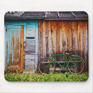 The Green Bicycle 1 Mousepad