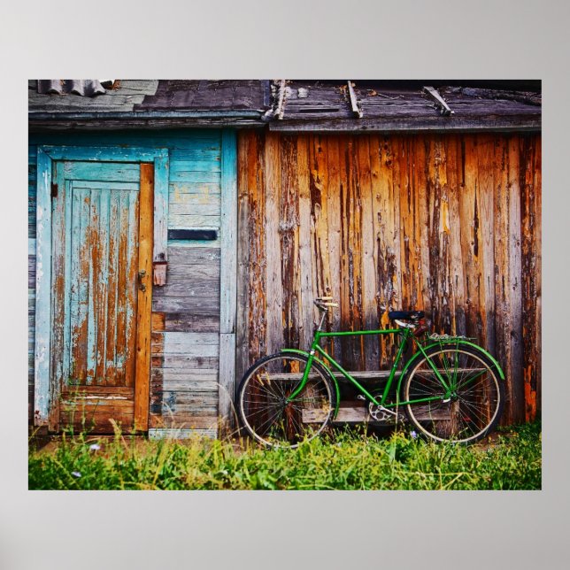 The Green Bicycle 1 Print (Front)