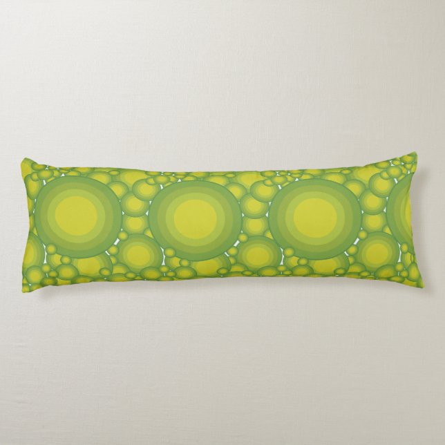 The Green bubbles Body Cushion (Back)