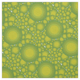 The Green bubbles Fabric