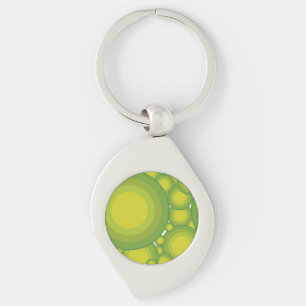 The Green bubbles Key Ring