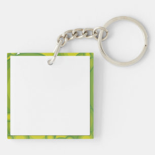 The Green bubbles Key Ring