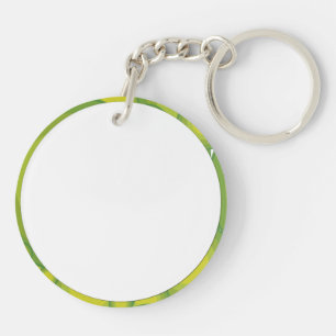 The Green bubbles Key Ring