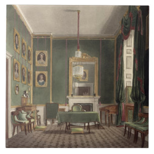 The Green Closet, Buckingham House, from 'The Hist Tile