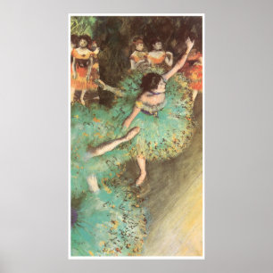 The Green Dancer., c. 1880, Edgar Degas Poster