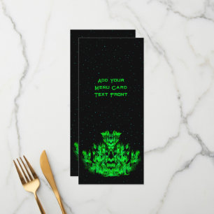 The green Flame Monster in The Starlight Sky Menu