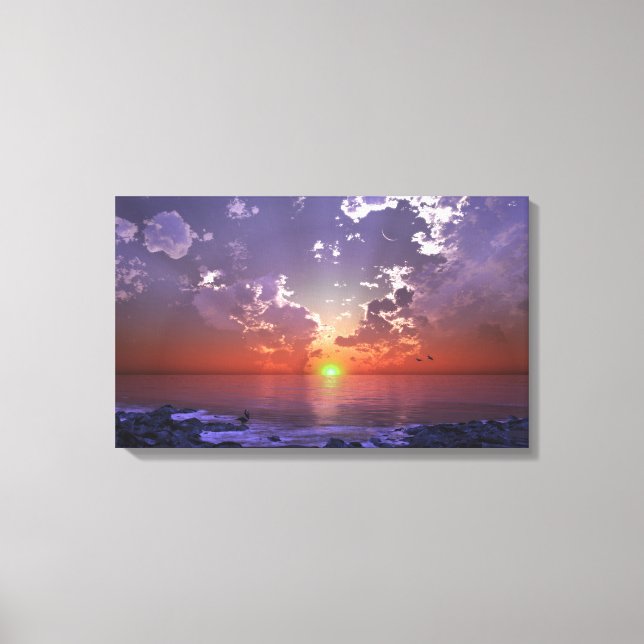 The Green Flash Canvas Print (Front)