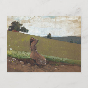 The Green Hill by Winslow Homer Postcard