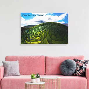 The Green Hills Of Earth Canvas Print