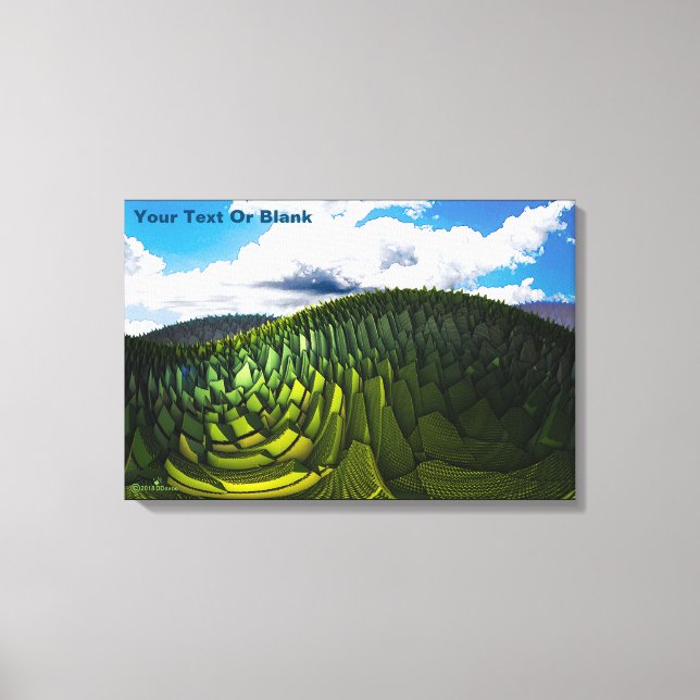 The Green Hills Of Earth Canvas Print (Front)