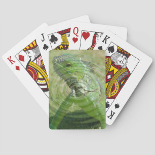 The Green Iguana Playing Cards