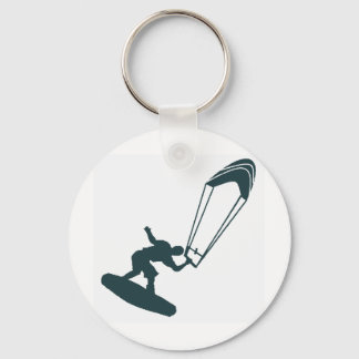 The Green Kiteboard Key Ring