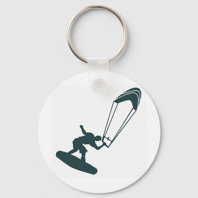 The Green Kiteboard Key Ring (Front)