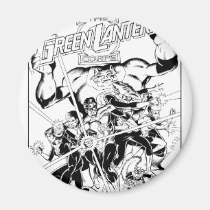 The Green Lantern Corps, Black and White Magnet