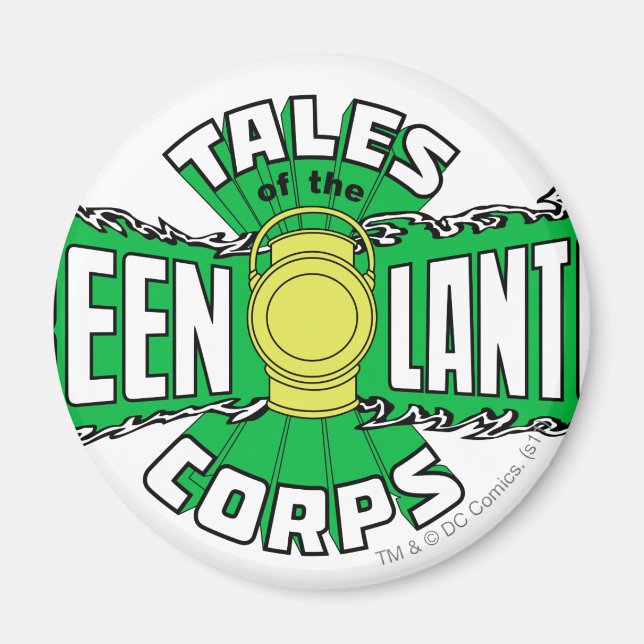 The Green Lantern Corps - Green Logo Magnet (Front)