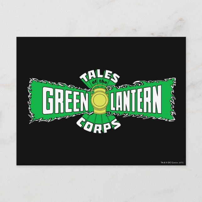 The Green Lantern Corps - Green Logo Postcard (Front)