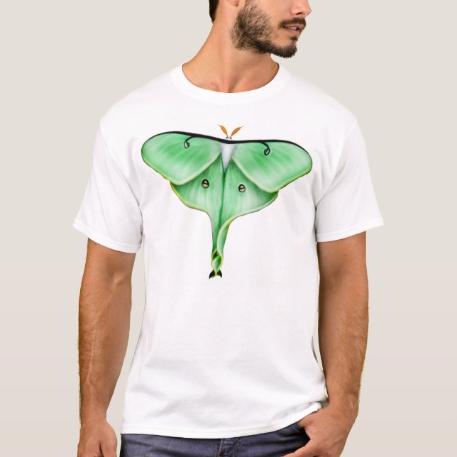 The Green Luna Moth Shirt (Front)