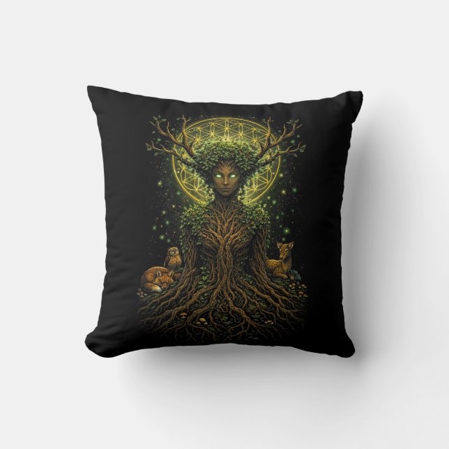 The Green Mother Cushion (Front)
