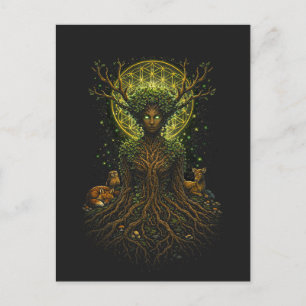 The Green Mother Postcard