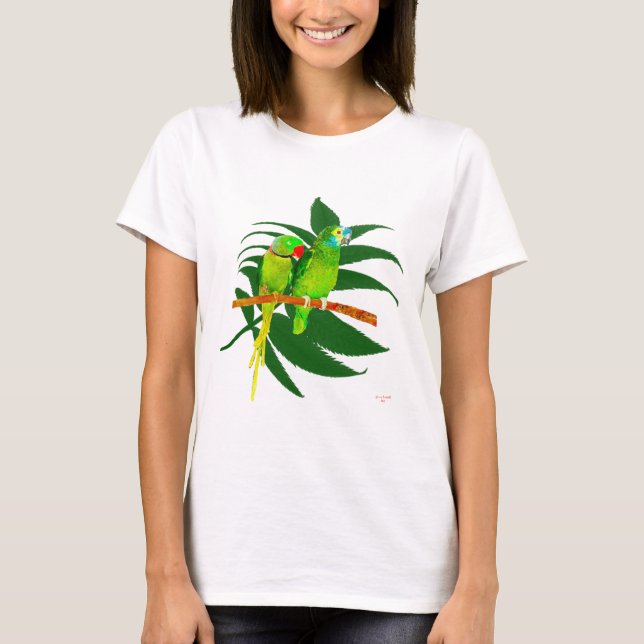 The Green Parrots apparel T-Shirt (Front)