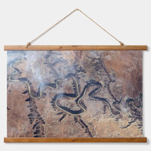 The Green River And Its Tributary Canyons In Utah Hanging Tapestry