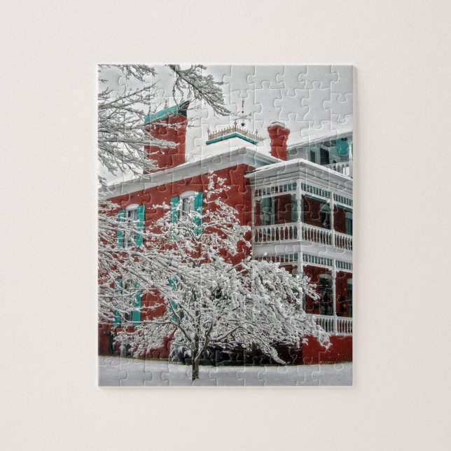 The Green Roof Inn Jigsaw Puzzle (Vertical)