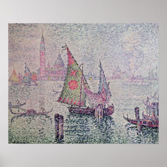 The Green Sail, Venice, 1904 Poster (Front)