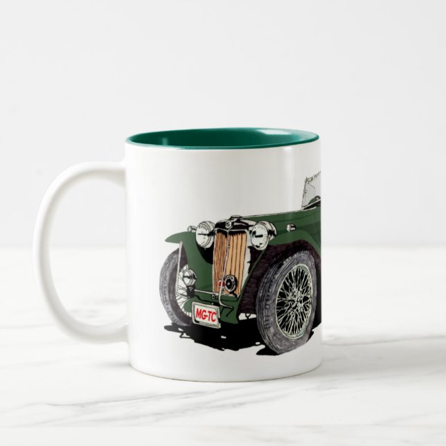 The Green TC Two-Tone Coffee Mug (Left)