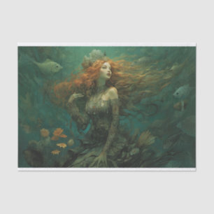The Green Undine Tissue Paper
