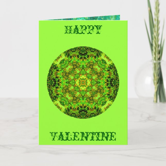 The "Green" Valentine Card (Front)