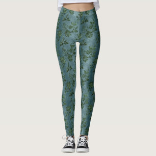 The Green Velvet  Series Design 11  Leggings