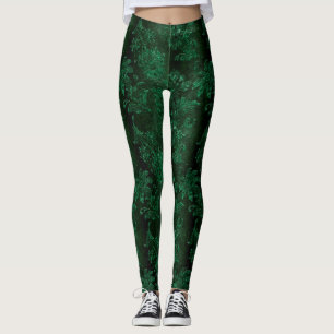 The Green Velvet Series Design 1 Leggings