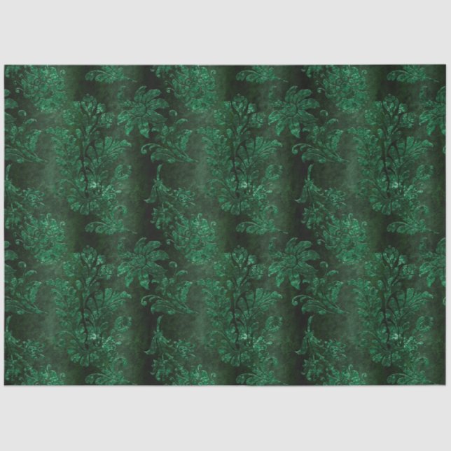 The Green Velvet  Series Design 1 Tissue Paper (Front)