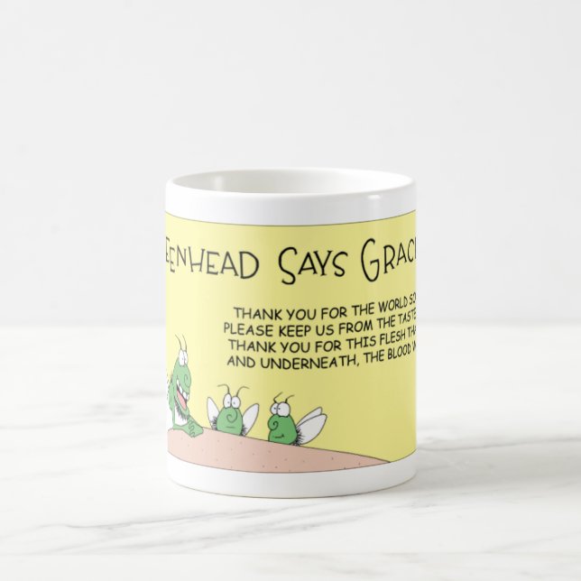 The Greenhead fly grace Coffee Mug (Center)