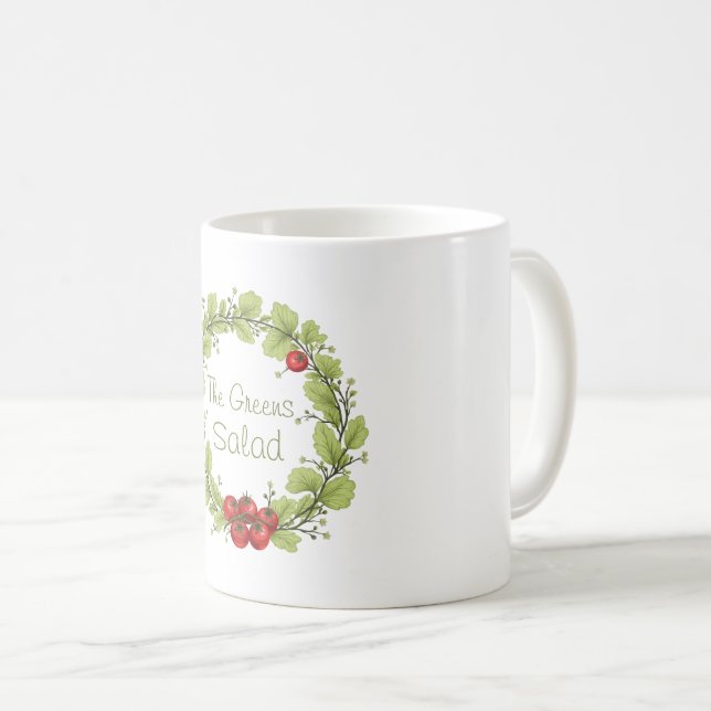 The Greens Salad Coffee Mug (Front Right)