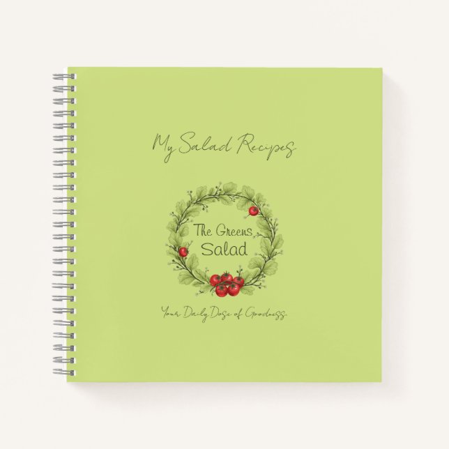 The Greens Salad Notebook (Front)