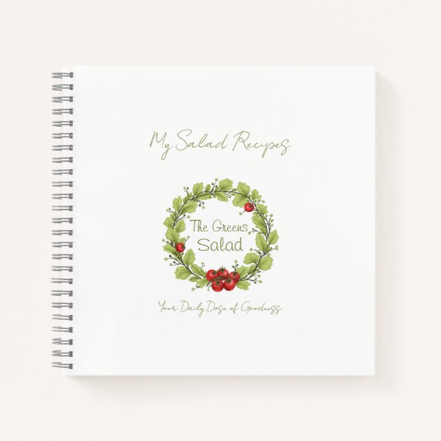 The Greens Salad Notebook (Front)