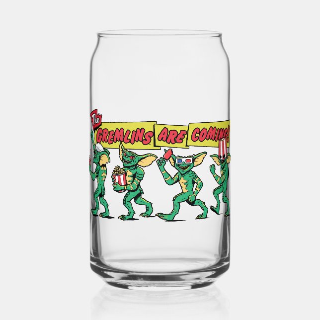The Gremlins™ Are Coming Can Glass (Front)