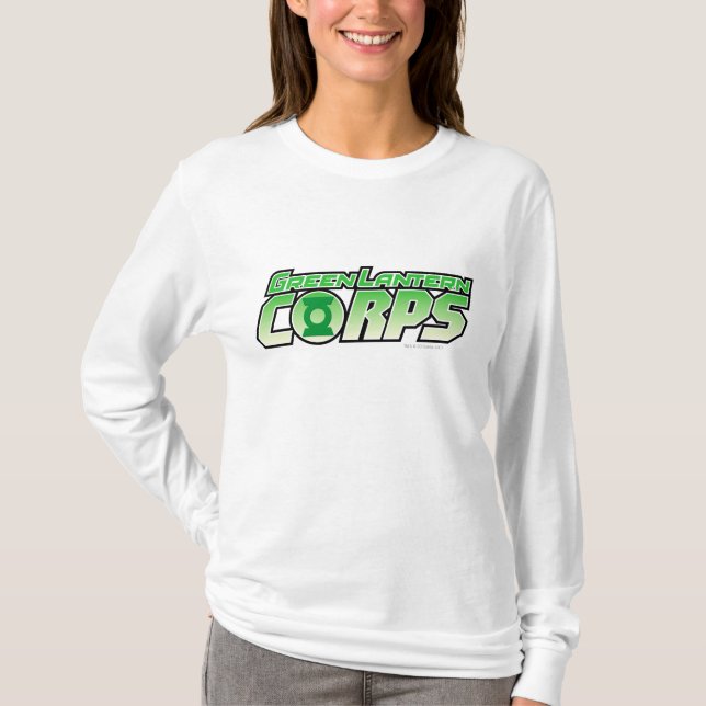 The Gren Lantern Corps Logo 2 T-Shirt (Front)