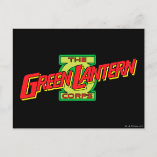 The Gren Lantern Corps Logo Postcard