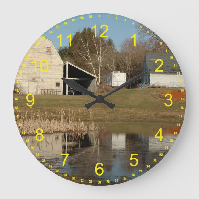 The Grey Barn Large Clock (Front)