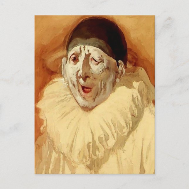 “The Grey Clown” by Gustave Doré Postcard (Front)