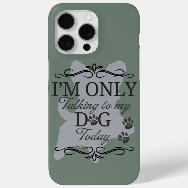 The Grey Dog Case-Mate iPhone Case (Back)