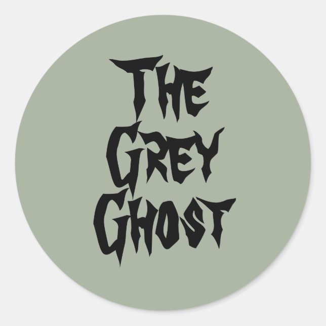 The Grey Ghost Sticker (Front)