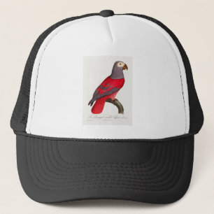 The Grey Red Parrot, Psittacus erithacus Trucker Hat