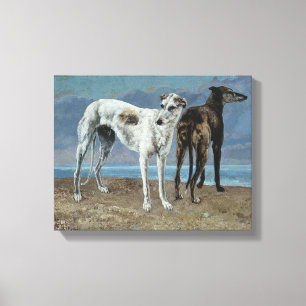 The Greyhounds of the Comte de Choisel Canvas Print