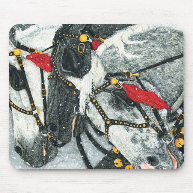 The Greys - Percheron Team Mouse Pad (Front)